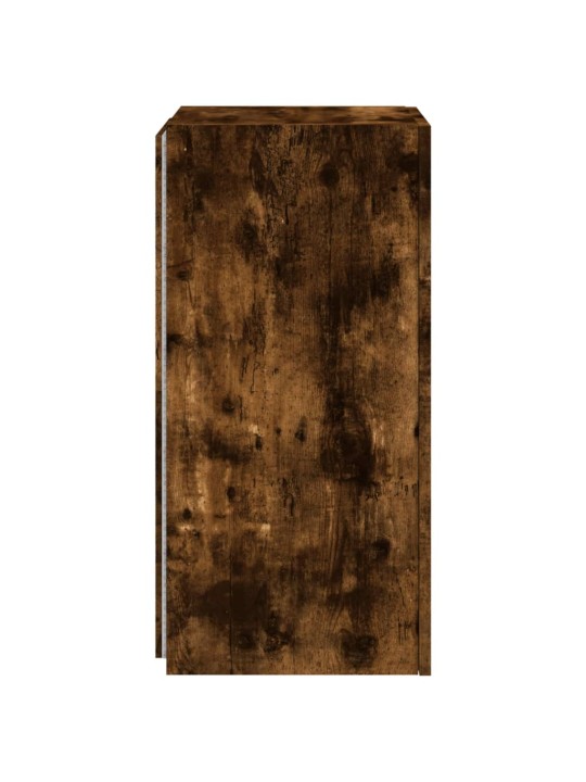 Tv plaukti ar led lampiņām, 30,5x35x70 cm, ozolkoka krāsā