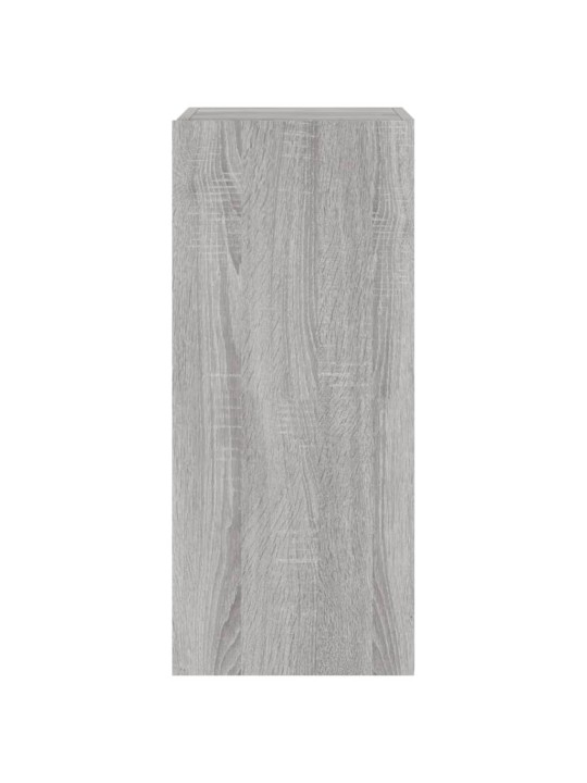 Tv skapītis ar led lampiņām, pelēka ozola krāsa, 30,5x35x70 cm