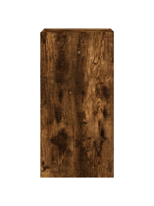 Tv plaukti ar led lampiņām, 40,5x35x80 cm, ozolkoka krāsā