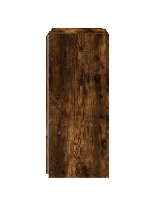 Tv plaukti ar led lampiņām, 40,5x35x80 cm, ozolkoka krāsā