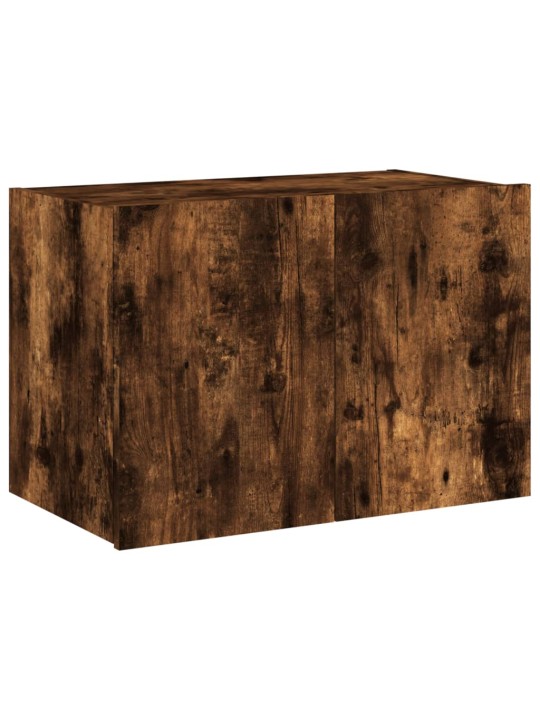Tv plaukti ar led lampiņām, 60x35x41 cm, ozolkoka krāsā