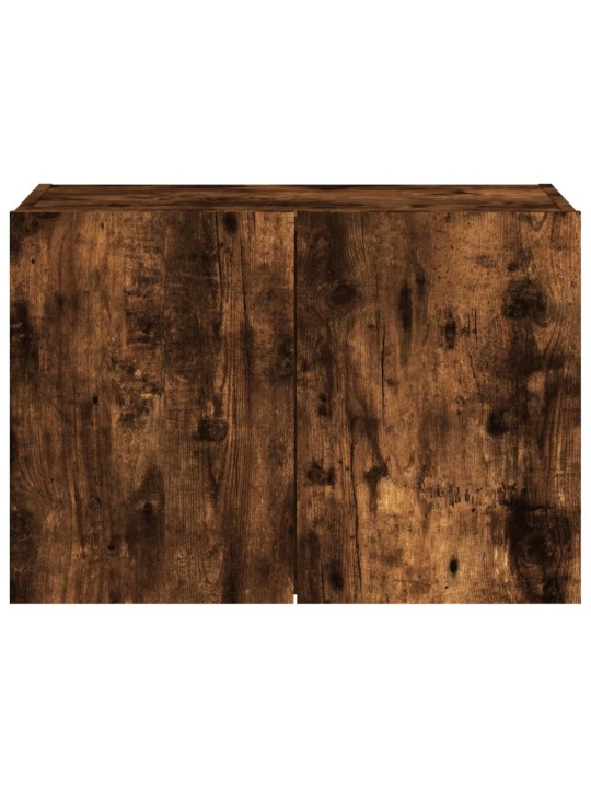 Tv plaukti ar led lampiņām, 60x35x41 cm, ozolkoka krāsā