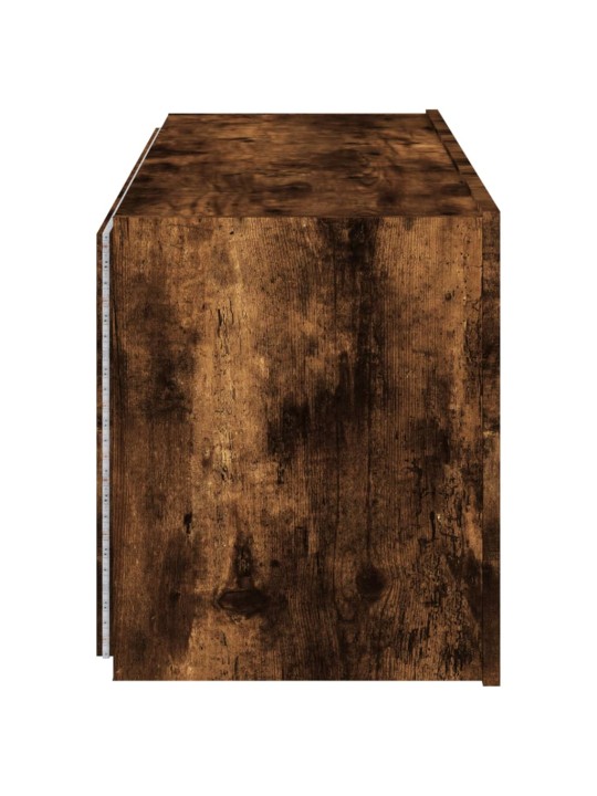 Tv plaukti ar led lampiņām, 100x35x41 cm, ozolkoka krāsā