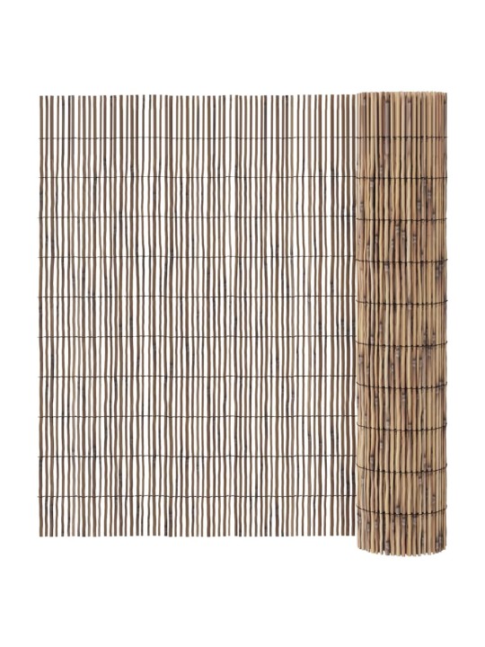 Dārza žogs, 600x100 cm, niedres