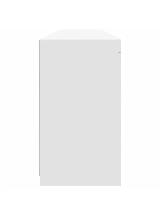 Kumode ar led lampiņām, 162x37x67 cm, balta