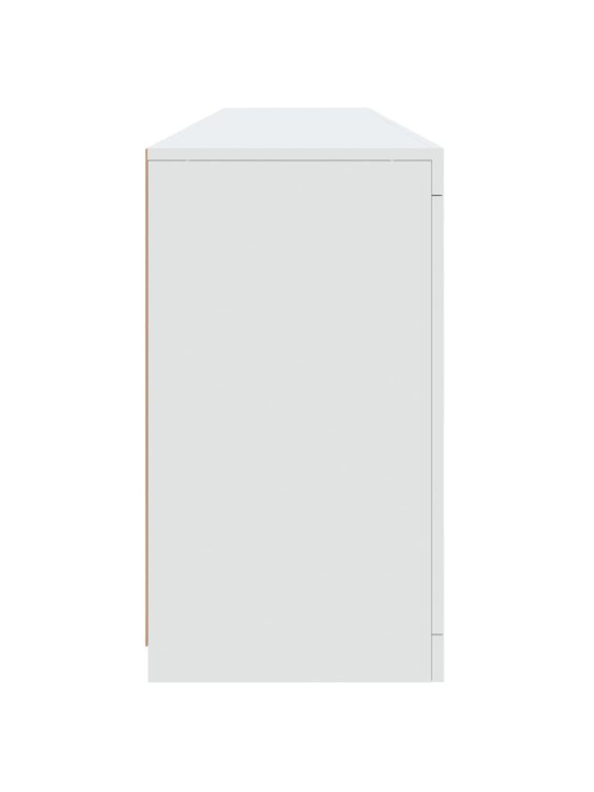Kumode ar led lampiņām, balta, 181,5x37x67 cm