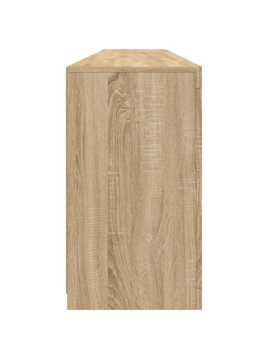 Kumode ar led lampiņām, ozolkoka krāsa, 202x37x67 cm