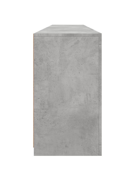 Kumode ar led lampiņām, betona pelēka, 202x37x67 cm