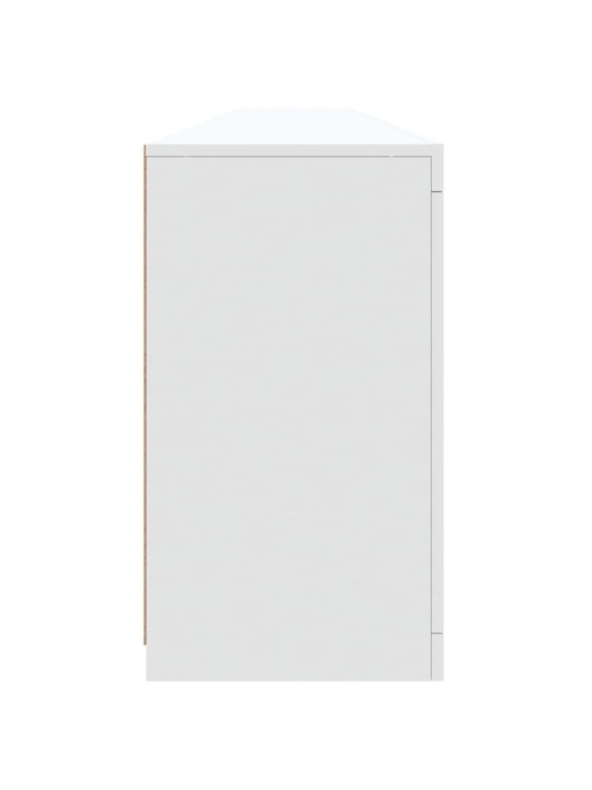Kumode ar led lampiņām, balta, 283x37x67 cm