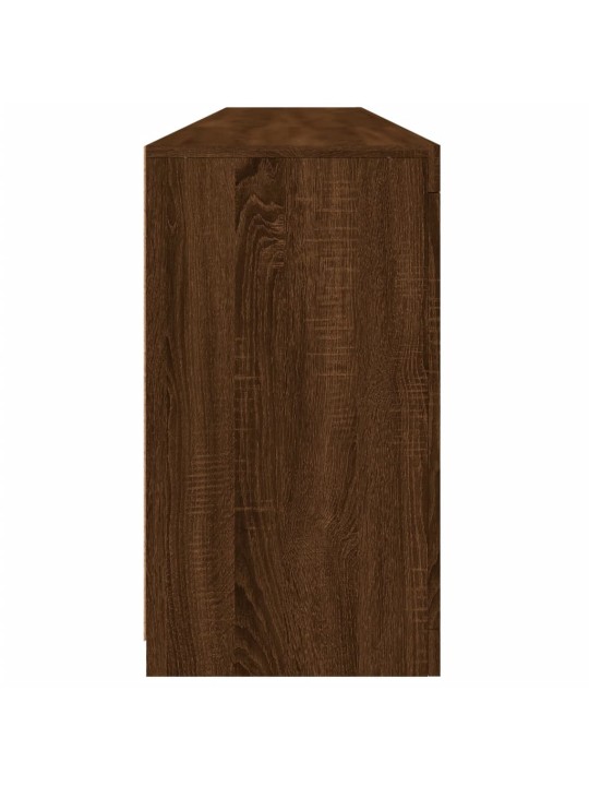 Kumode ar led lampiņām, brūna koka krāsa, 202x37x67 cm