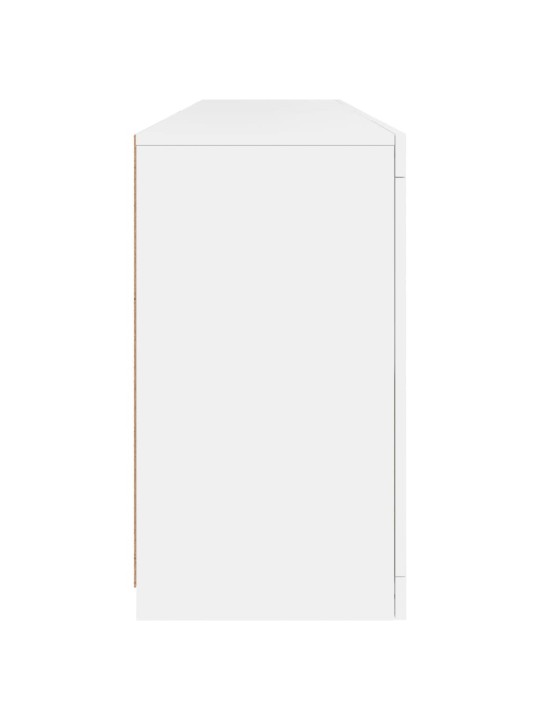 Kumode ar led lampiņām, 164x37x67 cm, balta
