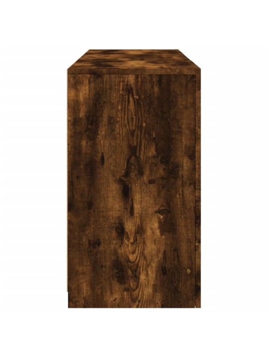 Kumode ar led lampiņām, ozolkoka krāsa, 123x37x67 cm