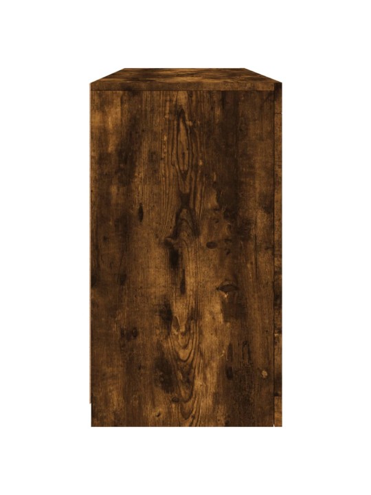 Kumode ar led lampiņām, ozolkoka krāsa, 142,5x37x67 cm