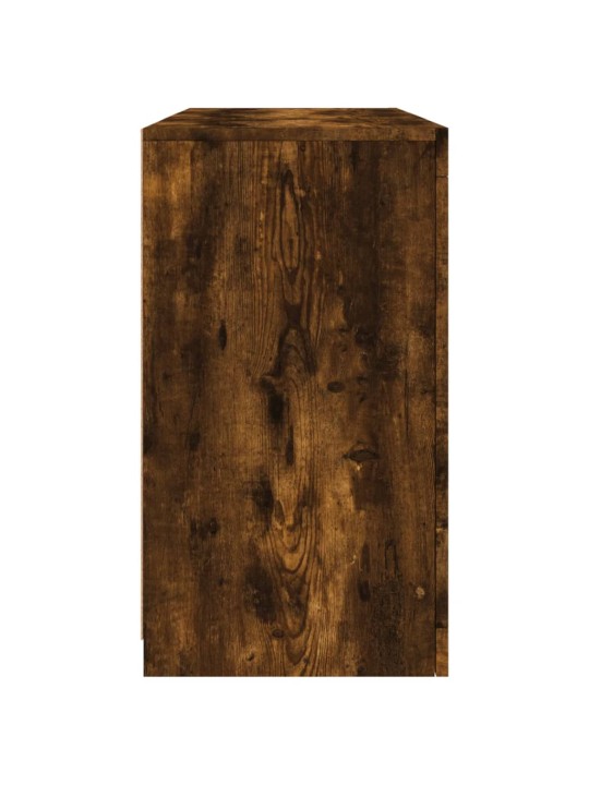 Kumode ar led lampiņām, ozolkoka krāsa, 123x37x67 cm