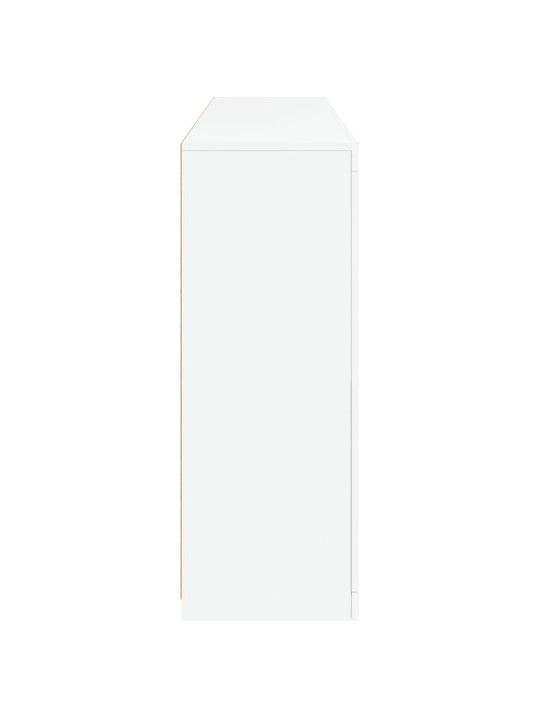 Kumode ar led lampiņām, 162x37x100 cm, balta