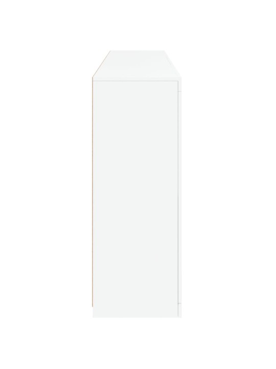 Kumode ar led lampiņām, balta, 181,5x37x100 cm