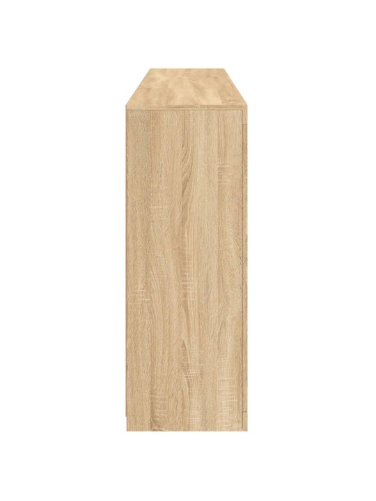 Kumode ar led lampiņām, ozolkoka krāsa, 181,5x37x100 cm