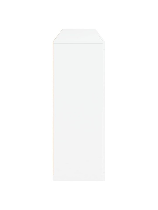 Kumode ar led lampiņām, 162x37x100 cm, balta