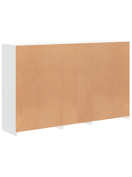 Kumode ar led lampiņām, 162x37x100 cm, balta