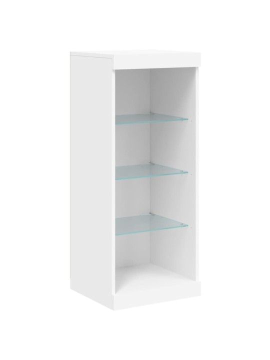 Kumode ar led lampiņām, 162x37x100 cm, balta
