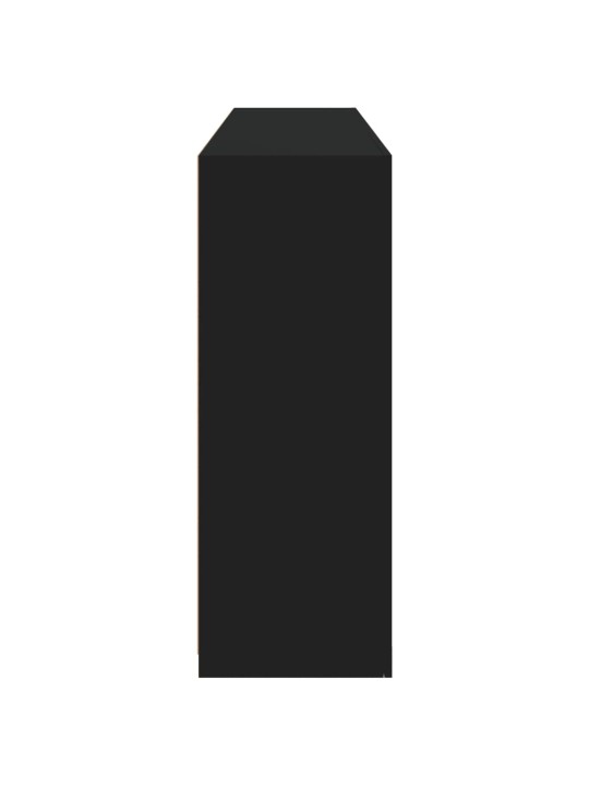 Kumode ar led lampiņām, melna, 162x37x100 cm