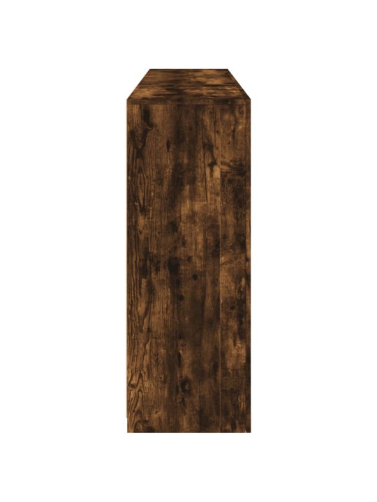 Kumode ar led lampiņām, ozolkoka krāsa, 162x37x100 cm