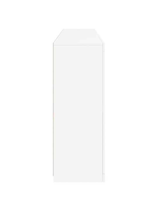 Kumode ar LED lampiņām, balta, 181,5x37x100 cm