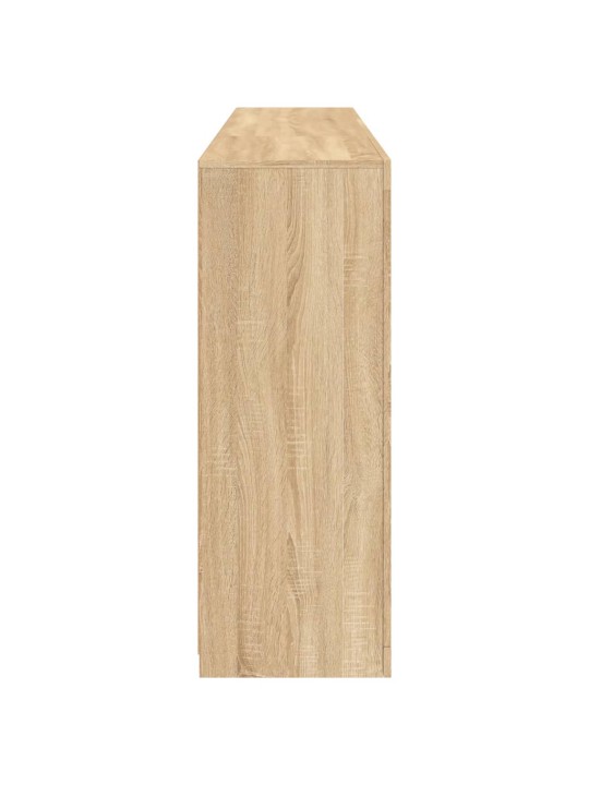 Kumode ar led lampiņām, ozolkoka krāsa, 181,5x37x100 cm