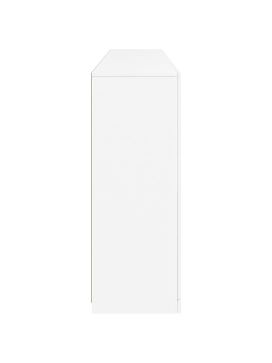 Kumode ar led lampiņām, balta, 202x37x100 cm