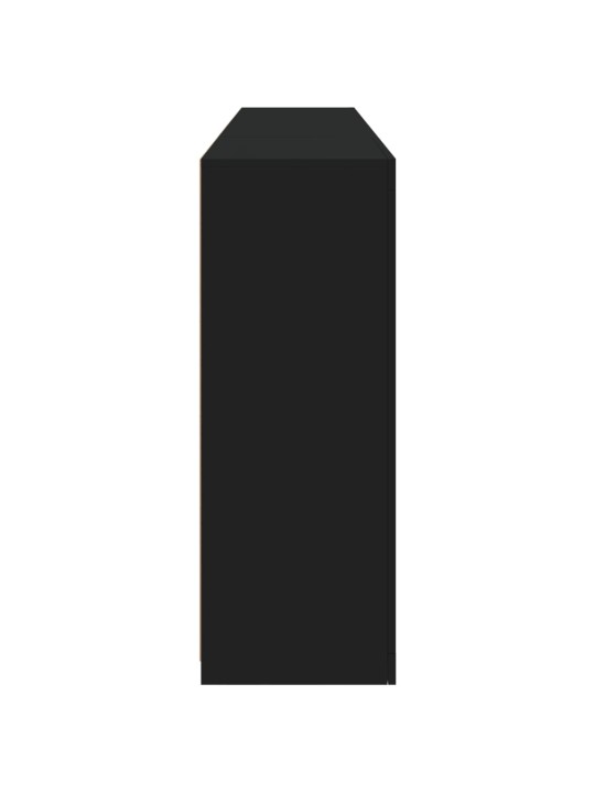 Kumode ar led lampiņām, melna, 202x37x100 cm