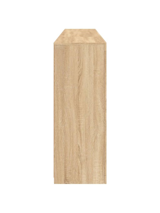 Kumode ar led lampiņām, ozolkoka krāsa, 202x37x100 cm