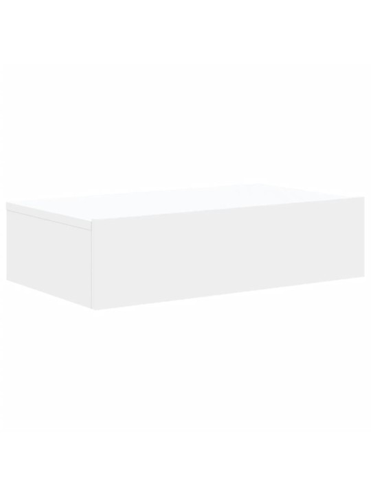 Tv skapītis ar led apgaismojumu, balts, 60x35x15,5 cm