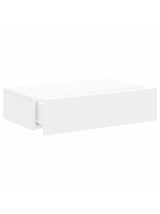 Tv skapītis ar led apgaismojumu, balts, 60x35x15,5 cm