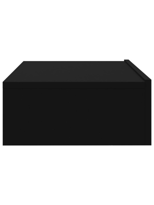Tv skapītis ar led apgaismojumu, melns, 60x35x15,5 cm