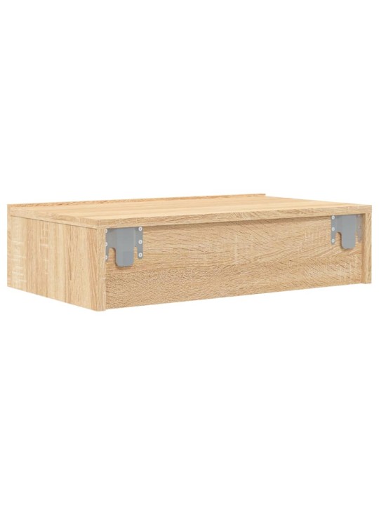 Tv skapītis ar led apgaismojumu, ozolkoka krāsa, 60x35x15,5 cm
