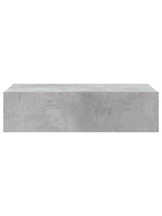 Tv skapītis ar led apgaismojumu, betona pelēks, 60x35x15,5 cm