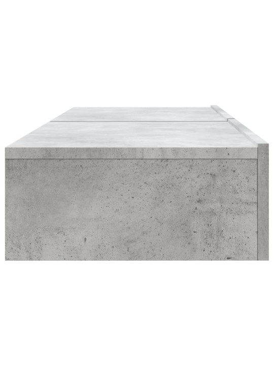 Tv skapīši ar led apgaismojumu, 2 gab., pelēki, 60x35x15,5 cm