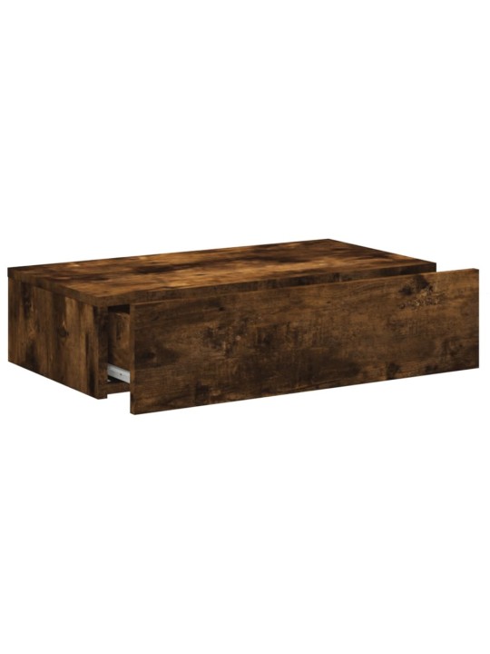 Tv skapītis ar led apgaismojumu, ozolkoka krāsa, 60x35x15,5 cm