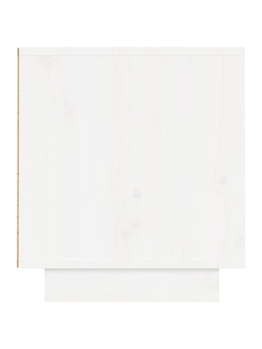 Tv skapītis, balts, 140x35x40 cm, priedes masīvkoks