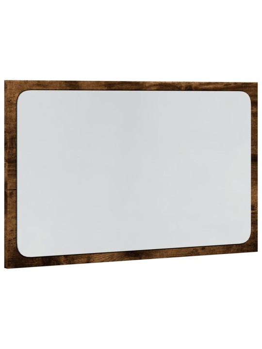 Vannasistabas spogulis ar led, ozola, 60x8,5x38 cm, koks