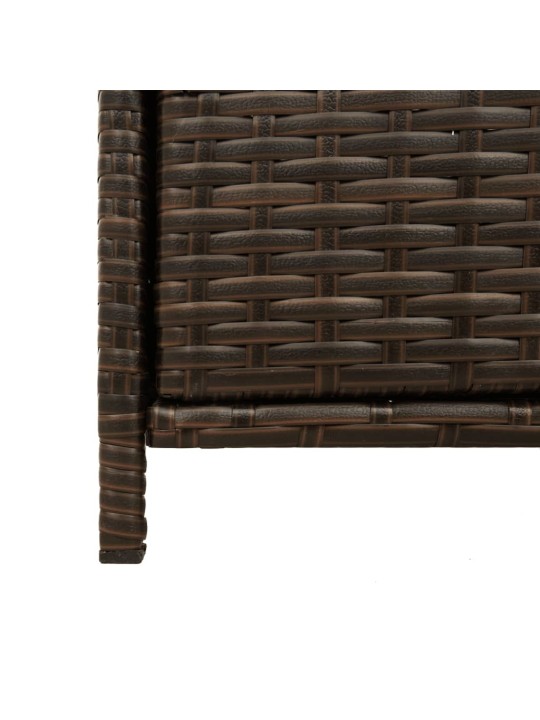 Dārza skapis, brūns, 83x45x76 cm, pe rotangpalma