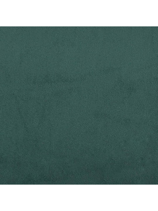Galvgaļa spilvens, tumši zaļš, 90 cm, samts