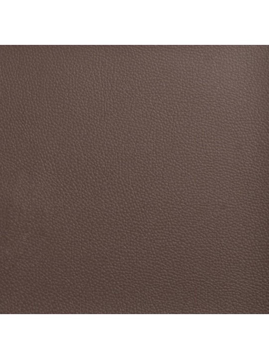 Galvgaļa spilvens, brūns, 80 cm, mākslīgā āda