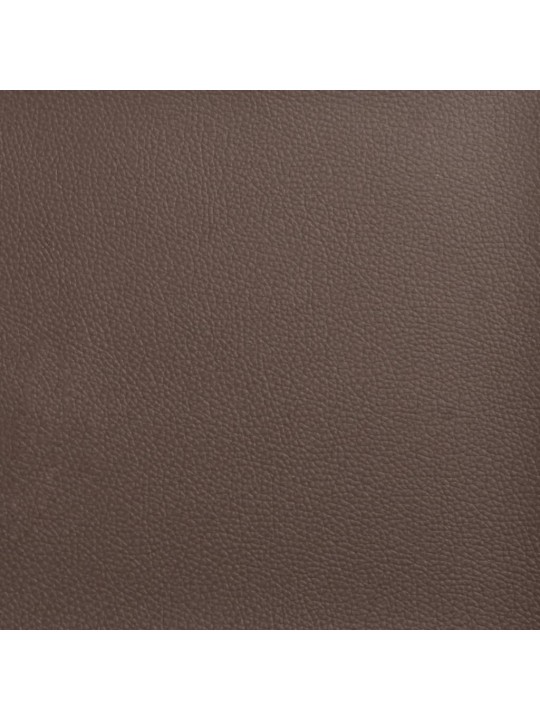 Galvgaļa spilvens, brūns, 90 cm, mākslīgā āda