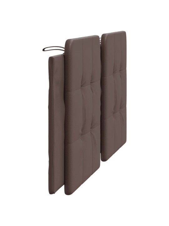 Galvgaļa spilvens, brūns, 180 cm, mākslīgā āda