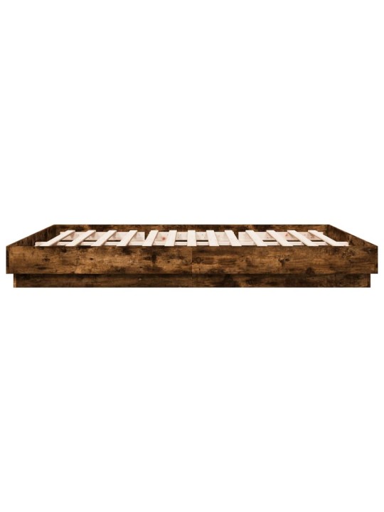 Gultas rāmis ar led, ozolkoka krāsā, 180x200 cm