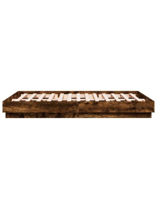Gultas rāmis ar led, ozolkoka krāsā, 160x200 cm