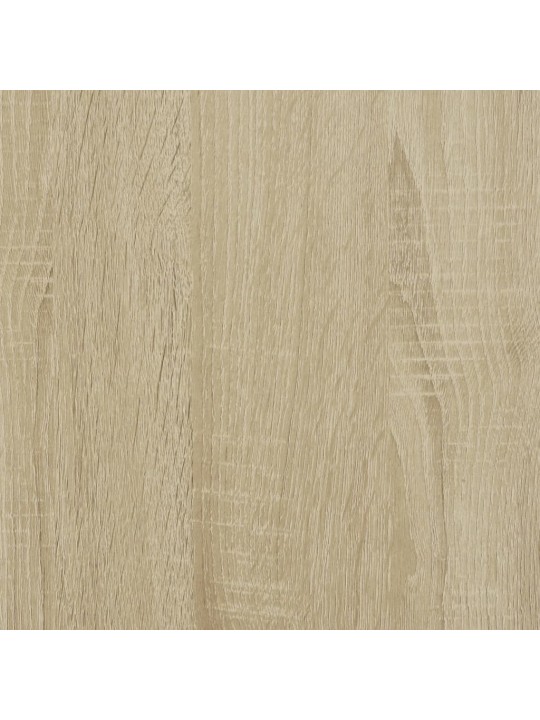 Gultas rāmis, ozolkoka krāsā, 200x200 cm, inženierijas koks