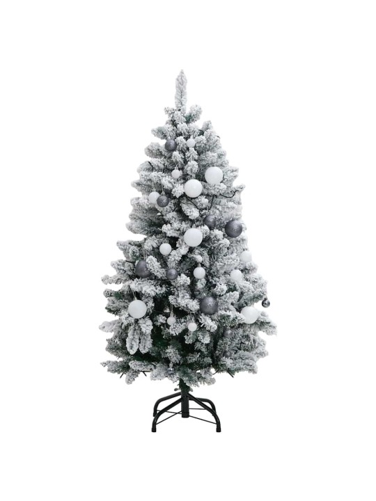 Mākslīgā ziemassvētku egle, bumbiņu komplekts, 150 cm, 150 led