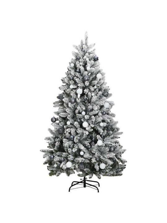 Mākslīgā Ziemassvētku egle, bumbiņu komplekts, 180 cm, 300 LED